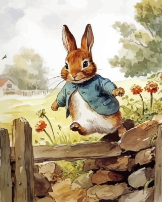 Timeless Beatrix Potter Style Paint By Numbers 