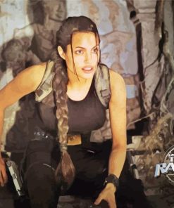 Lara Croft Paint By Numbers