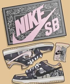 Cool Nike Shoes Paint By Numbers