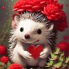 Cute Hedgehog Paint By Numbers