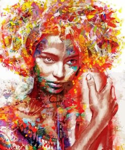 African Lady Paint By Numbers