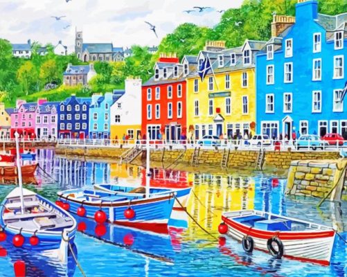 Padstow Harbour Paint By Numbers 
