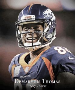 Cool Demaryius Thomas Paint By Numbers