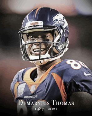Cool Demaryius Thomas Paint By Numbers