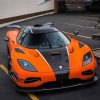 Purple Koenigsegg Agera Paint By Numbers