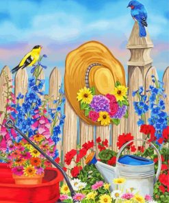 Floral Garden Paint By Numbers