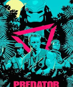 Arnold Predator Movie Paint By Numbers