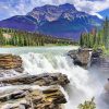 Athabasca Waterfall Jasper Paint By Numbers