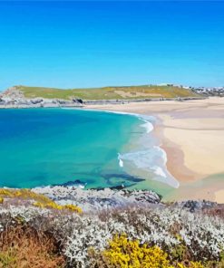 Crantock Beach Paint By Numbers