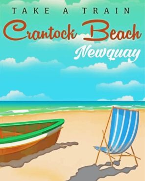 Crantock Poster Paint By Numbers