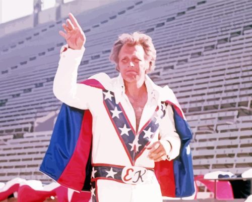 Evel Knievel Paint By Numbers 