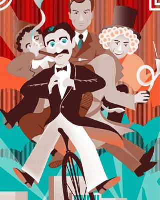 Marx Brothers Poster Paint By Numbers 