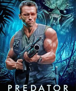 Arnold Pretador Movie Paint By Numbers