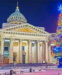 Christmas Kazan Cathedral Paint By Numbers
