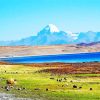 Kailash Mansarovar Landscape Paint By Numbers