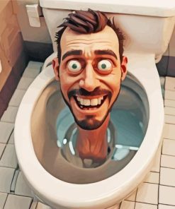 Skibidi Toilet Paint By Numbers