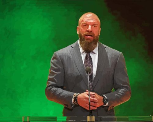 Triple H Paul Levesque Paint By Numbers 