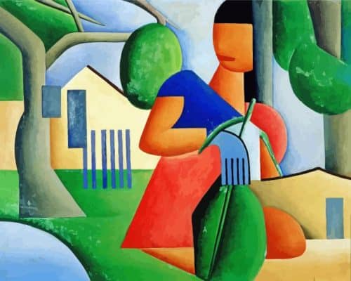 Abstract Art Tarsila Amaral Paint By Numbers 