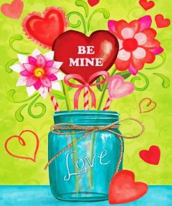 Romantic Jar Paint By Numbers