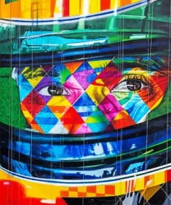 Eduardo Kobra Ayrton Senna Paint By Numbers