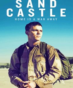 Sand Castle Poster Paint By Numbers