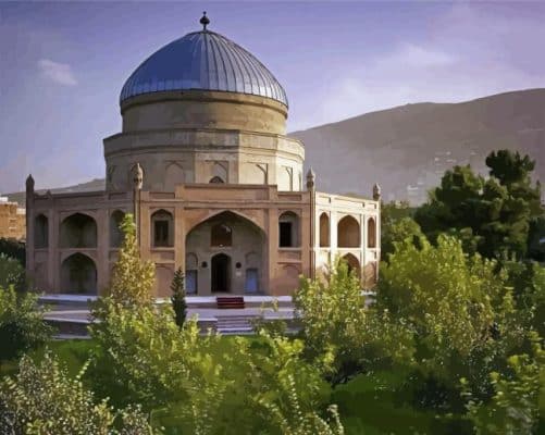 Tomb of Timur Shah Durani Paint By Numbers