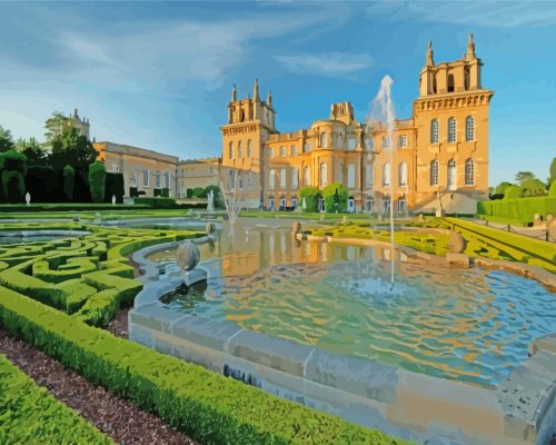 Blenheim Palace England Paint By Numbers 