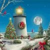 Christmas Lighthouse Paint By Numbers