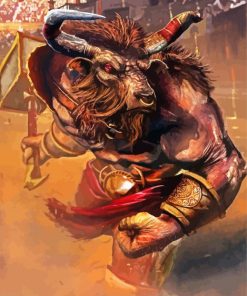 Minotaur Paint By Numbers
