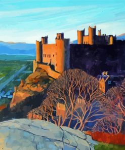 Harlech Castle Painting By Numbers