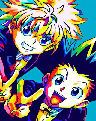 Killua And Gon Paint By Numbers