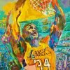 Abstract Shaquille ONeal Painting By Numbers art