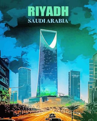 Riyadh SA Poster Paint By Numbers