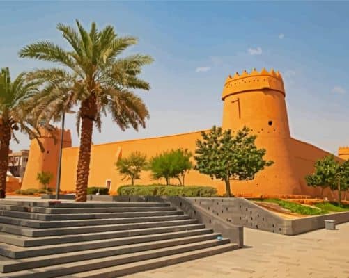 Masmak Fortress Riyadh Paint By Numbers 