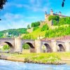 Old Main Bridge Wurzburg Paint By Numbers art