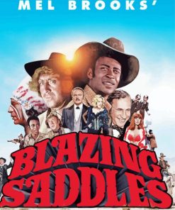Blazing Saddles Movie Paint By Numbers