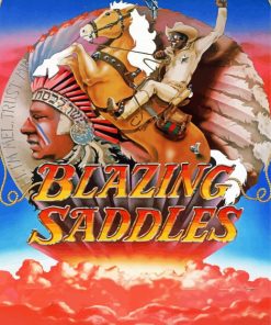 Blazing Saddles Paint By Numbers