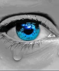 Crying Eye Paint By Numbers