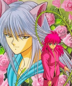 Kurama Yu Yu Hakusho Paint By Numbers art