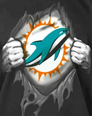 Miami Dolphins Lover Paint By Numbers