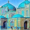 The Blue Mosque in Heart Paint By Numbers