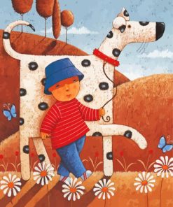 Walking Dog Paint By Numbers
