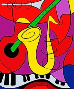 Picasso Music Instruments Paint By Number