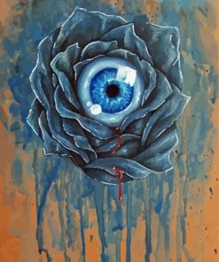 Weird Rose Eye Paint By Number