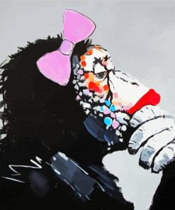 Banksy Monkey Paint By Number