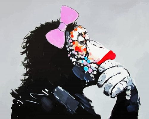 Banksy Monkey Paint By Number