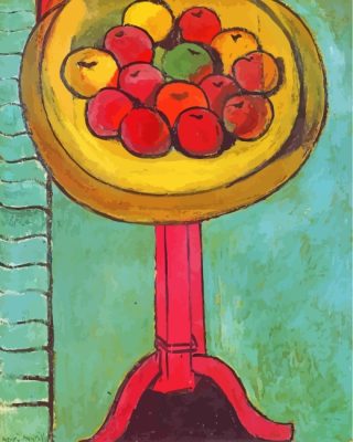 Apples On Table Paint By Number
