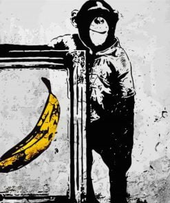 Banksy Monkey Art Paint By Number