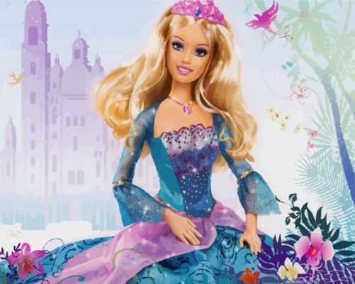 Barbie Doll Princess Paint By Number