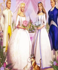Barbie Wedding Paint By Number